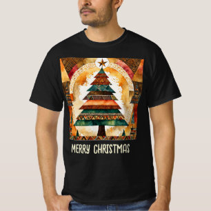 Kerstboom in abstracte kunst 44 - Fan Fun T-shirt
