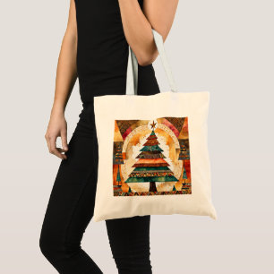 Kerstboom in abstracte kunst 44 - Fan Fun Tote Bag