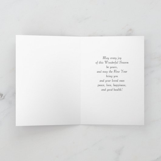 Kerstboom in Chicago, Kerstmis Kaart schilderen (Binnen)