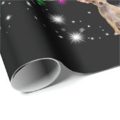 Kerstboom in Chihuahua, bedekt door vlieglicht Cadeaupapier (Rol Hoek)