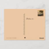  kerstboom in de auto briefkaart (Achterkant)