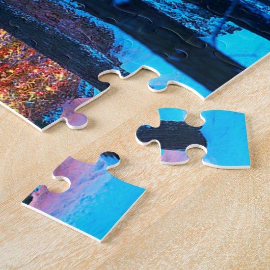 Kerstboom in de Bossen Legpuzzel (Zijkant)