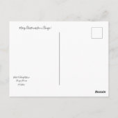 Kerstboom in de Chicago Waldorf Astoria Briefkaart (Achterkant)