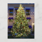 Kerstboom in de Chicago Waldorf Astoria Briefkaart (Voorkant)