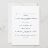 Kerstboom in Delfts Blauw aanpasbaar Kaart (Achterkant)