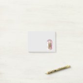 Kerstboom in een glazen koepel post-it® notes (Op bureau)