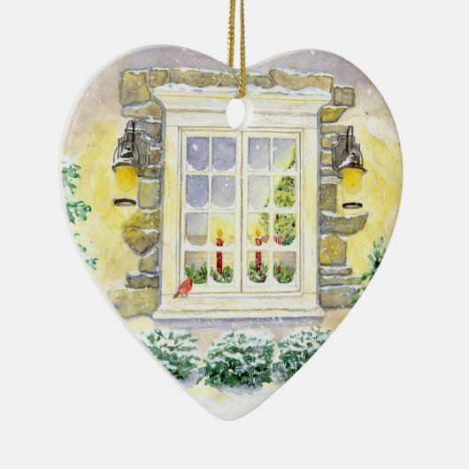 Kerstboom in het raam Ornament (Rechts)