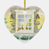 Kerstboom in het raam Ornament (Voorkant)