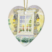 Kerstboom in het raam Ornament (Links)