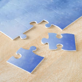 Kerstboom in het Snowy Forest Legpuzzel (Zijkant)