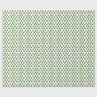 Kerstboom in kindertekenstijl cadeaupapier