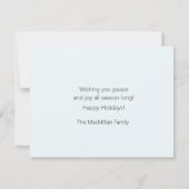 Kerstboom in pastel roze blauw Puppy (Achterkant)