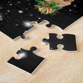Kerstboom in Pommeren, bedekt door vlieglicht Legpuzzel (Zijkant)