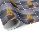 Kerstboom in Rowboat Cadeaupapier (Rol Hoek)