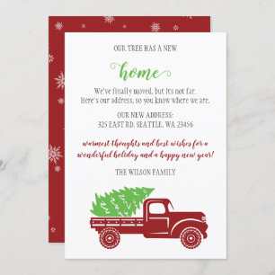 Kerstboom in Truck We hebben vakantiekaarten verpl