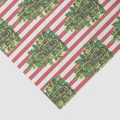 Kerstboom in vintage-stijl tissuepapier (Detail)