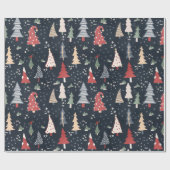 Kerstboom Inpakpapier (Vlak)