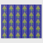 Kerstboom Inpakpapier (Vlak)