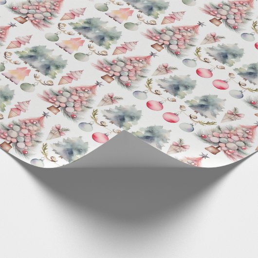 kerstboom inpakpapier (Hoek)