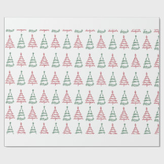 Kerstboom Inpakpapier