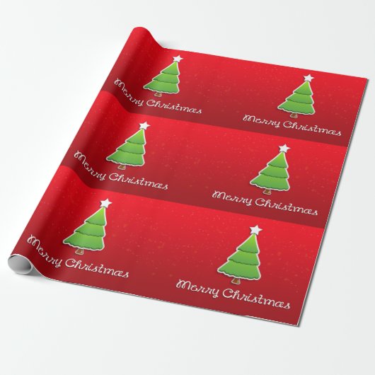 Kerstboom Inpakpapier (Uitgerold)