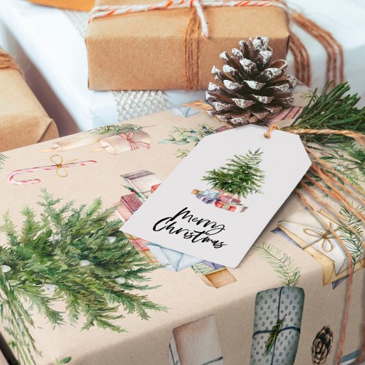 Kerstboom Inpakpapier