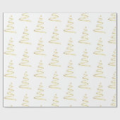 Kerstboom Inpakpapier (Vlak)