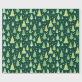 kerstboom inpakpapier (Vlak)