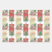 kerstboom inpakpapier vel (Voorkant)