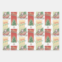 kerstboom inpakpapier vel