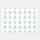 kerstboom inpakpapier vel (Voorkant 2)