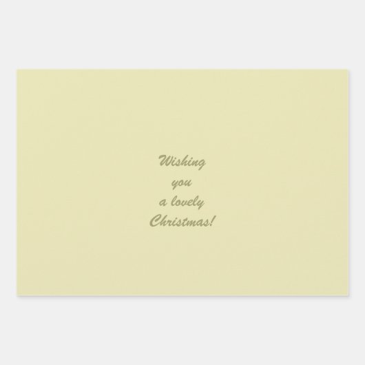 kerstboom inpakpapier vel (Voorkant 3)