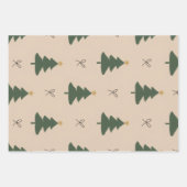 Kerstboom Inpakpapier Vel (Voorkant)