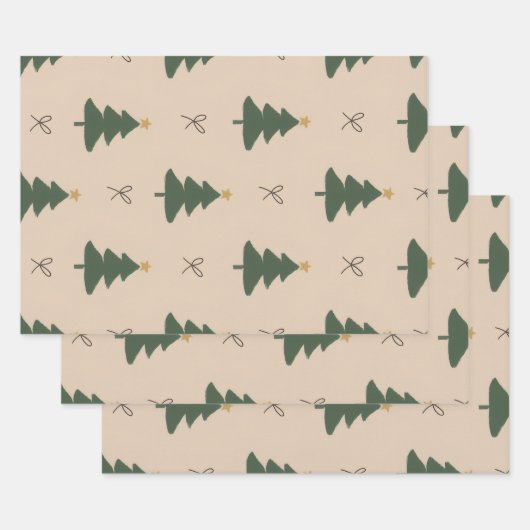 Kerstboom Inpakpapier Vel (Set)