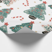 Kerstboom Inpakpapier Vintage (Hoek)