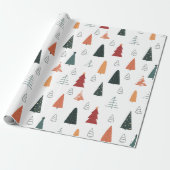 Kerstboom inpakpapier voor de leerkracht (Uitgerold)