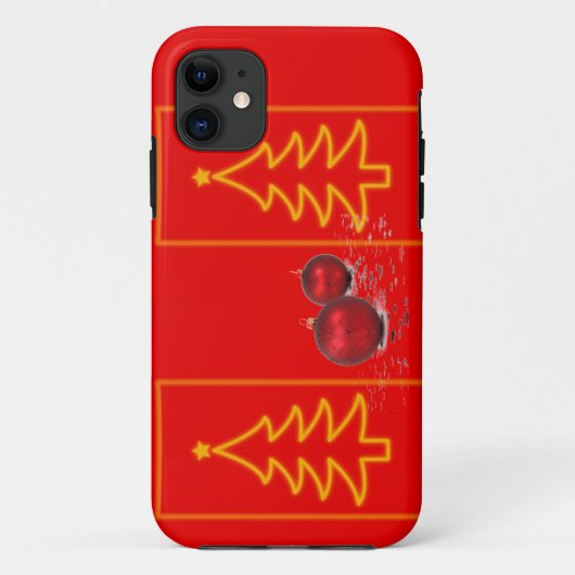 Kerstboom iPhone5 Hoesje (Achterkant)