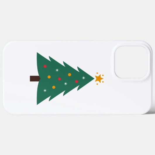 Kerstboom Iphone 13 pro max Hoesjes (Achterkant (horizontaal))
