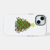 Kerstboom iPhone 15 Case (Achterkant horizontaal)