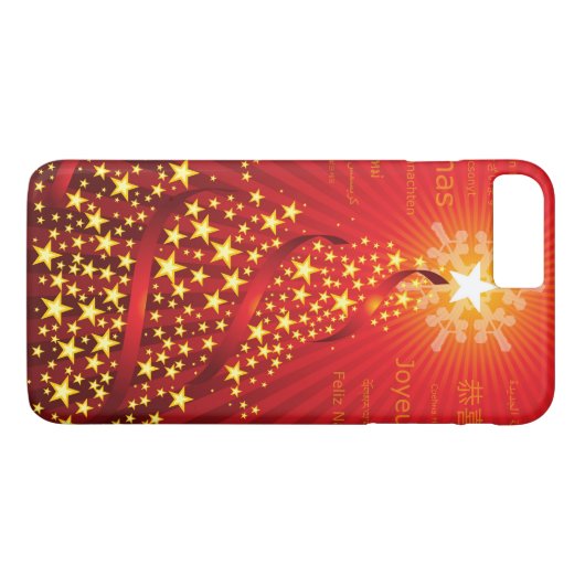 Kerstboom iPhone 7 plus Hoesje (Achterkant (Horizontaal))