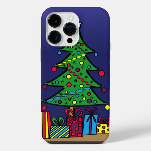 Kerstboom iPhone Hoesje (Achterkant)