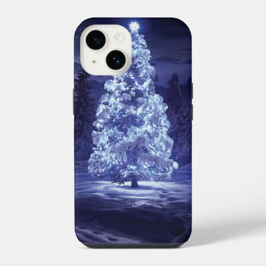 kerstboom iPhone hoesje (Achterkant)
