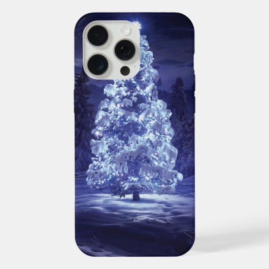 kerstboom iPhone hoesje (Achterkant)