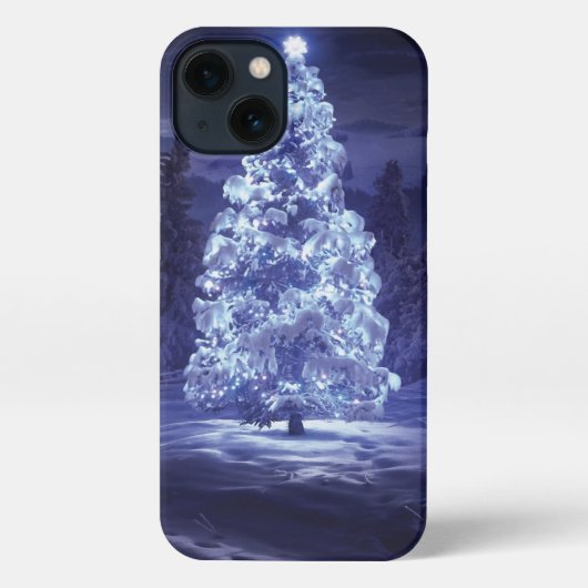 kerstboom iPhone hoesje (Achterkant)