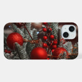 kerstboom iPhone hoesje (Achterkant horizontaal)