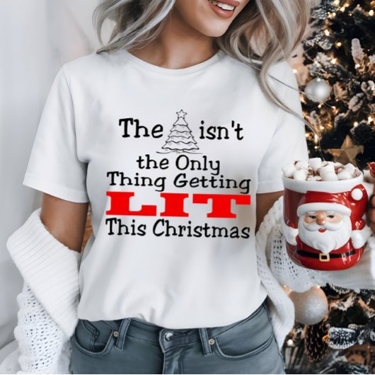 Kerstboom is niet alleen maar licht t-shirt