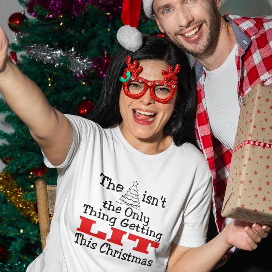 Kerstboom is niet alleen maar licht t-shirt