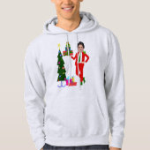 kerstboom justin trudeau hoodie (Voorkant)