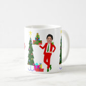 kerstboom justin trudeau koffiemok (Voorkant rechts)