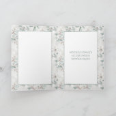 Kerstboom Kaarsen Pine Kegels Poolse Kerst Feestdagen Kaart (Binnen)